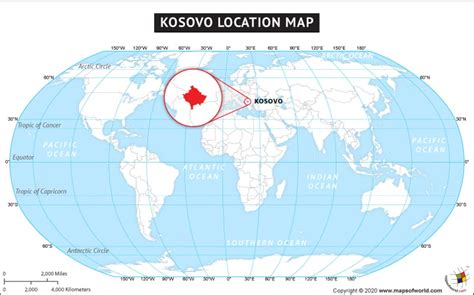 Kosovo In World Map - Allina Madeline