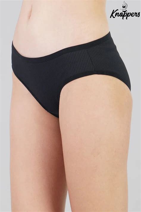 Plain Knoppers Bikini Cotton Black Panty Small Size For Women At 205 Piece In New Delhi
