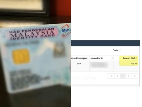 Cara Tuntut Duit Dari Kad Pengenalan Terus Masuk Bank Secara Online