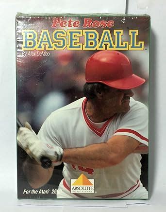 Amazon Pete Rose Baseball Atari Rare Htf Video Games