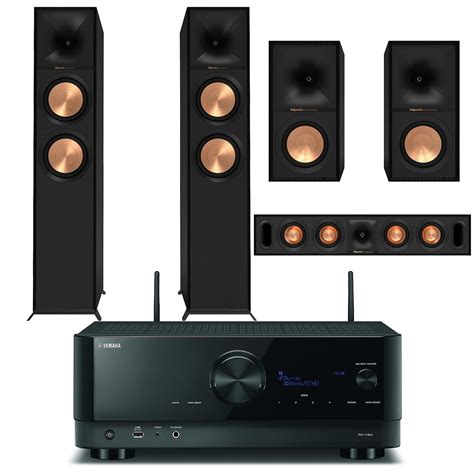 Yamaha Rx V A Noir Klipsch Rf Fa Hcm Ensemble Home Cin Ma