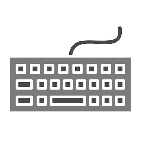 Icono Del Teclado Vector Premium