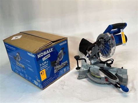 Kobalt 7 1 4” Compound Miter Saw Nw Asset Services