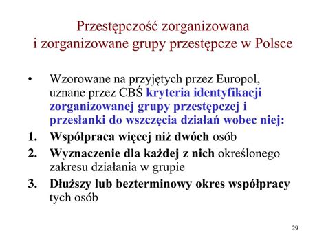 Ppt Przest Pczo Zorganizowana Powerpoint Presentation Free