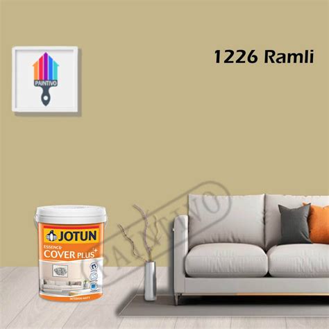 1226 Ramli 5L Jotun Essence Cover Plus Matt Colour Interior Wall Paint