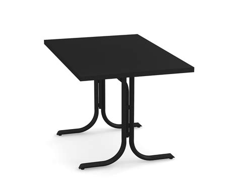 Table System Mit Abnehmbarer Platte Und Eckiger Tischkante 120 X 80 Cm