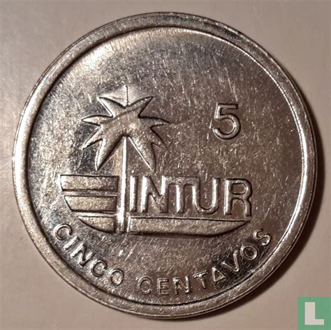 Cuba Convertible Centavos Intur Roestvast Staal Km A