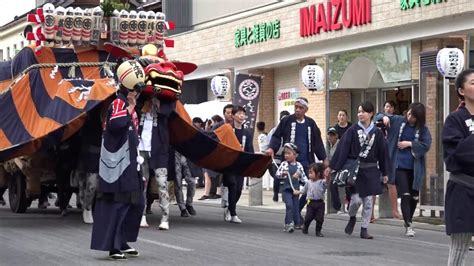 石岡のおまつり2018 奉祝祭 幌獅子大行列 00108 Youtube