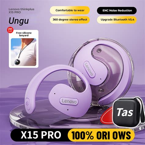 Jual 100 ORI Lenovo Thinkplus X15 Pro OWS Headset Bluetooth 5 4