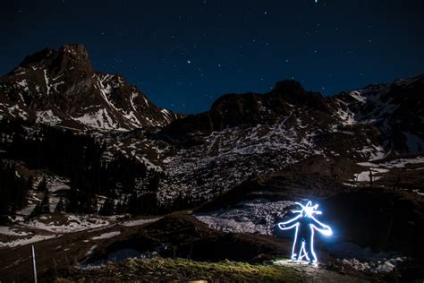 Free Fotobanka Krajina P Roda Hora Sn H Sv Tlo Noc Hv Zda