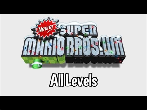 Newer Super Mario Bros Wii Holiday Special All Levels YouTube