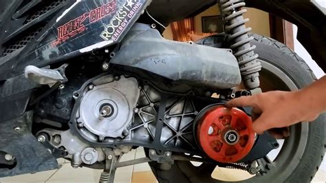 Diy Tutorial Bongkar Cvt For X Ride N Matic Yamaha Series Youtube