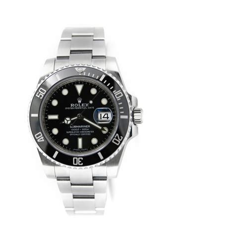 Rolex Submariner Date Black Dial Steel Ln Watch Bullion