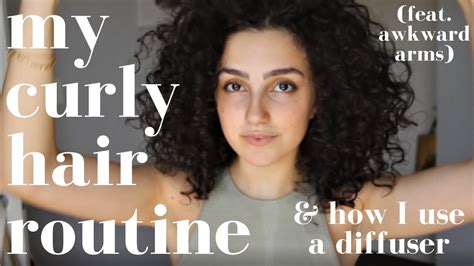 How I Wash Style And Diffuse Curly Hair For Volume And Definition My 3b Curly Hair Routine