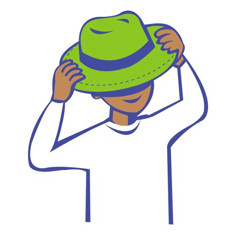 Wearing A Hat Clipart Clip Art Library