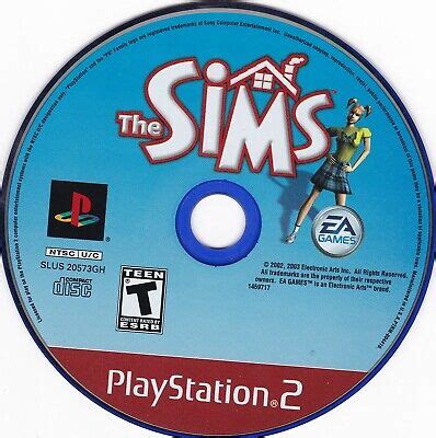 The Sims Sony PlayStation 2 2003 DISC ONLY EBay