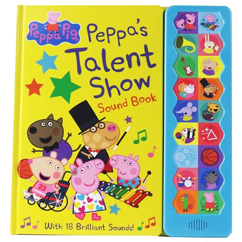 Peppa Pig Peppa S Talent Show 18 Button Interactive Sound Book