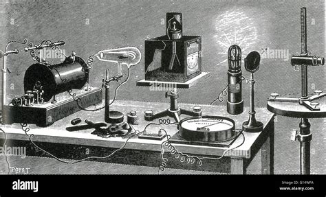 Electrical discharge experiment apparatus hi-res stock photography and ...