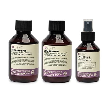 Insight Damaged hair Zestaw do włosów zniszczonych szampon 100ml ...