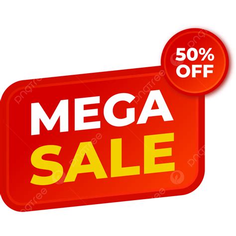 Mega Sale Banner White Transparent Mega Sale Banner Mega Sale Sale