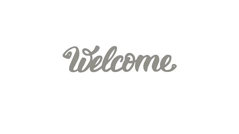 Welcome Sign in Cursive Writing Digital DXF JPEG Family 4 X 14 - Etsy