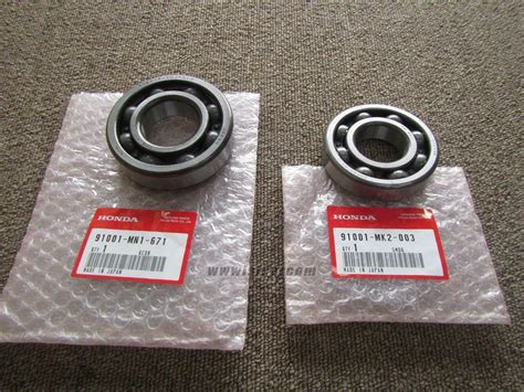 Honda Xr R Main Bearing Set Crank Mn Mk