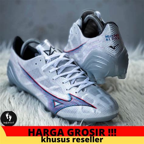 Jual Sepatu Bola Mizuno Alpha White Ignation Red Fg Shopee Indonesia