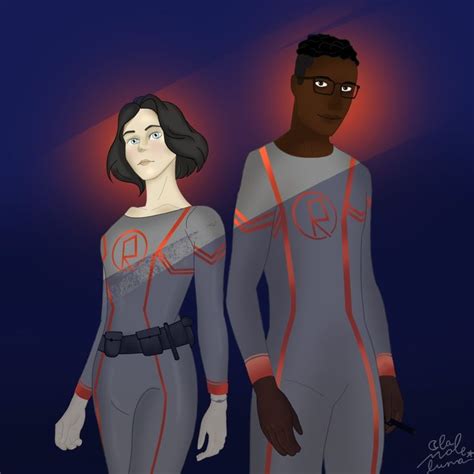 Nova And Adrian From Renegades Marissa Meyer Books Fan Book Renegade