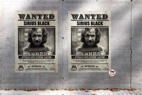 Sirius Blacks Most Wanted Poster Tinyppt