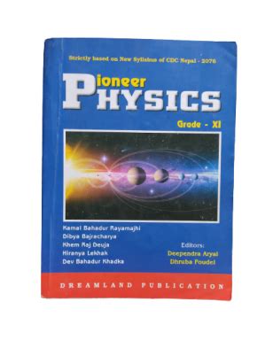 Pioneer Physics XI Sajha Kitab