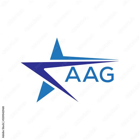 AAG Letter logo black background .AAG technology logo design vector ...