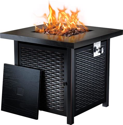 Amazon Ciays Propane Fire Pits Inch Outdoor Gas Fire Pit