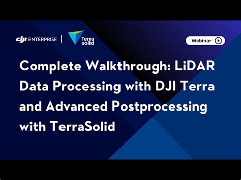 LiDAR Data Processing With DJI Terra And Advanced Post Processing With