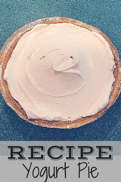 Yogurt Pie Recipe Sweet Melissa