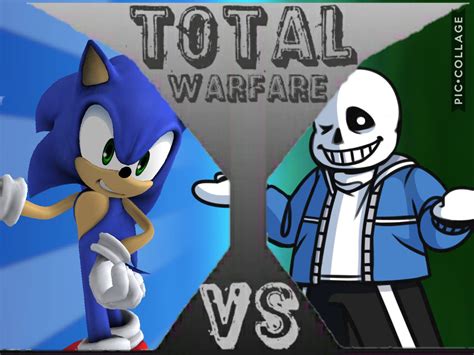 Sonic VS Sans | Total Warfare Fanon Wikia | Fandom