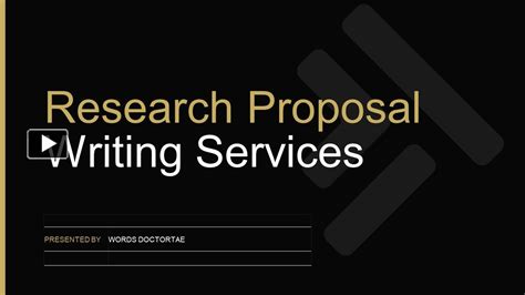 PPT Research Proposal Writing Service In Ireland PowerPoint