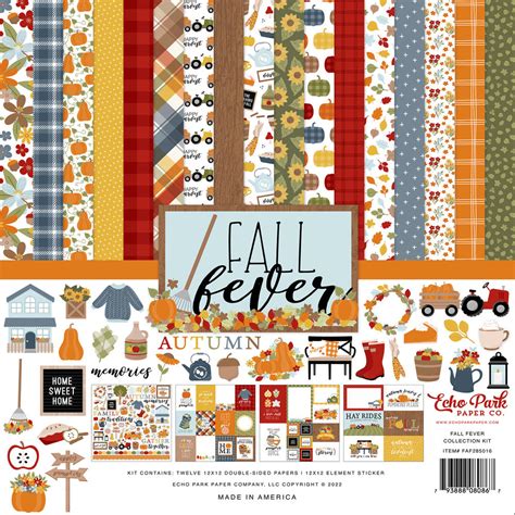 Fall Fever 12x12 Collection Kit Echo Park Paper The 12x12