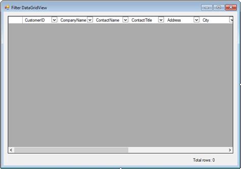 Foxlearn Windows Forms Advanced Filter Datagridview In C