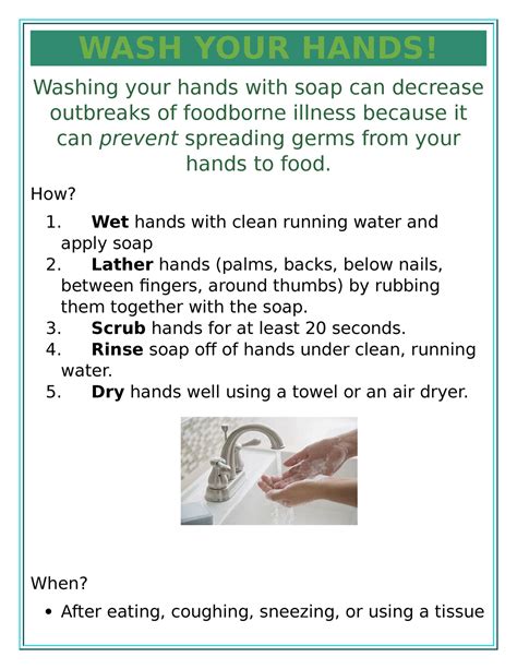 Sc Wd Wash Hands Flyer Unformatted Wash Your Hands Washing Your