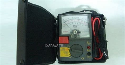 Sanwa DM 1008S Analog Insulation Resistance Tester Toko Darmatek