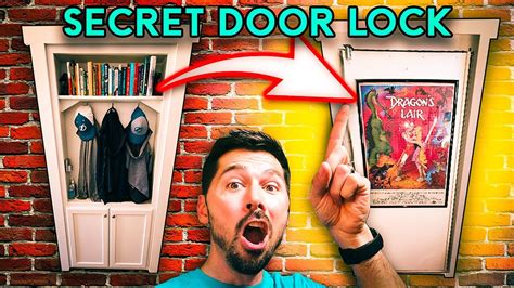 How To Make A Secret Bookcase Door Lock Youtube