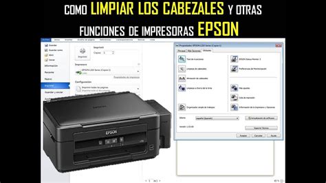 IMPRESORAS EPSON LIMPIEZA Y ALINEACION DE CABEZALES IMPRESORAS 2018