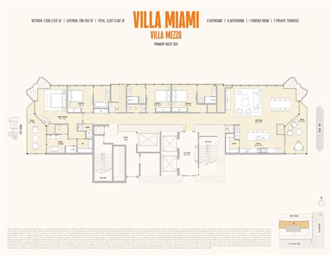 Floor Plans - Villa Miami Residence