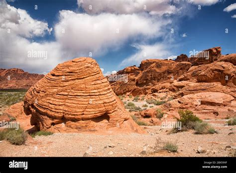 The Beehive Rock Formations In The Valley Of Fire State Park Nevada