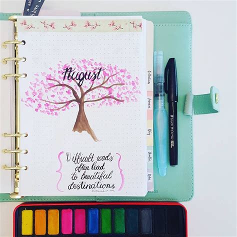 Cherry Blossom Bullet Journal