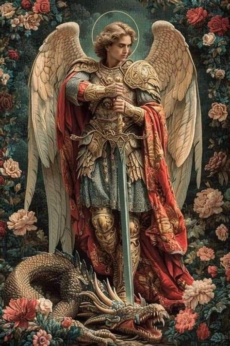 Saint George The Dragon Slayer In Archangels Archangel Michael