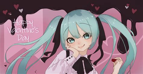 初音ミク バレンタイン2022 ありすとのイラスト Pixiv