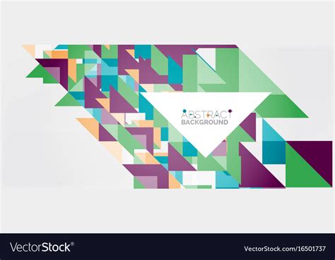 Triangle pattern design background Royalty Free Vector Image