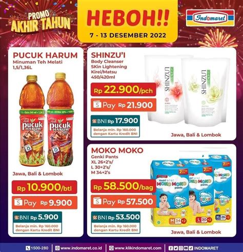 Promo Indomaret Minggu Ini Belanja Dengan Harga Heboh Di Akhir Tahun