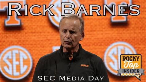 Sec Media Day 23 Vols Hc Rick Barnes Previews 2023 2024 Tennessee Basketball Season Main